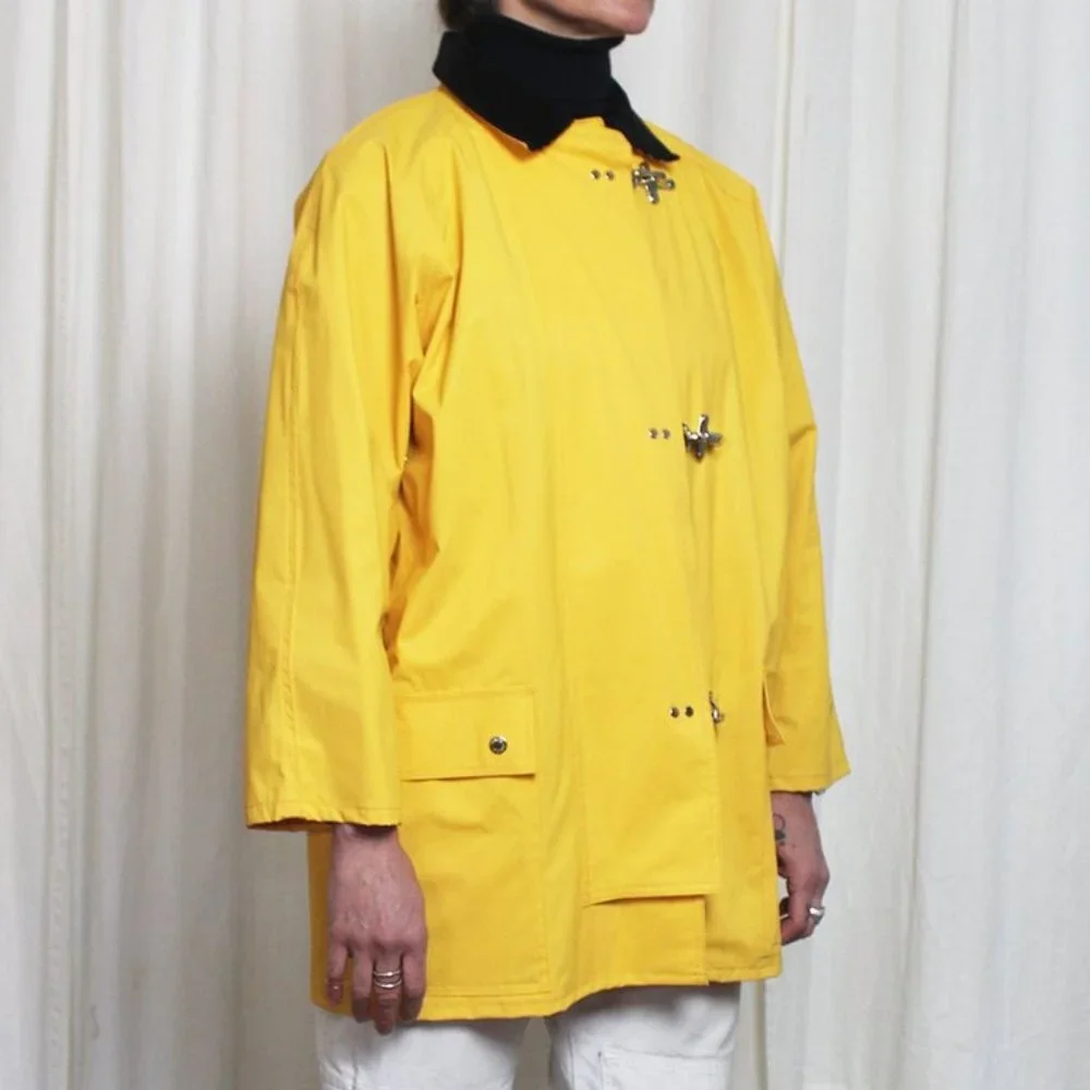 Vintage Rain Jacket / Yellow - Picture 3 of 4